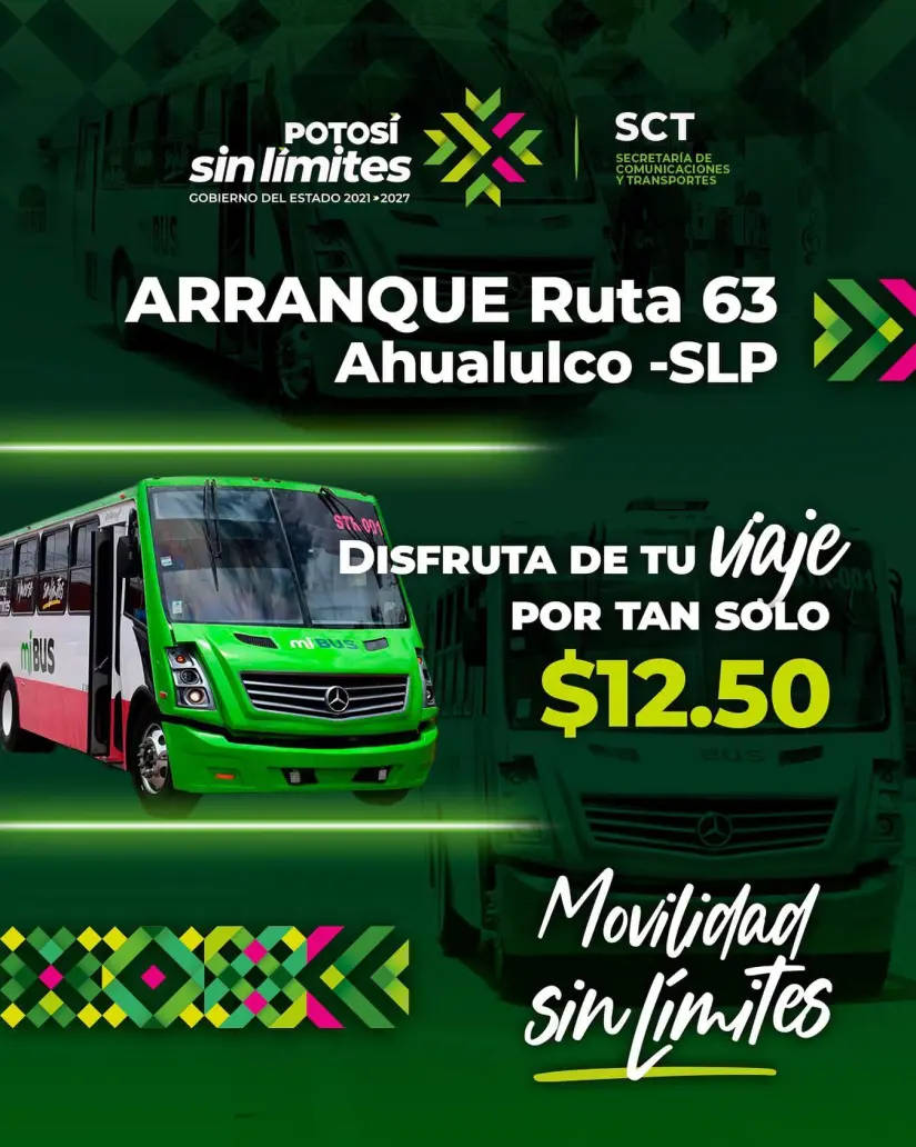 Disfruta de tu viaje por tan solo $12.50 pesos. Foto: Cortesía.