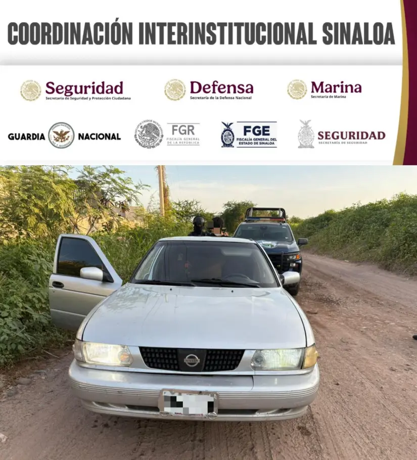 Auto decomisado en Valle Alto. Auto decomisado en Valle Alto.