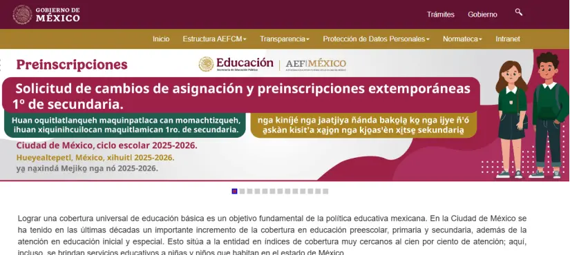 En el sitio web podrás solicitar el cambio de plantel o de turno, siempre y cuándo exista disponibilidad. Foto: Cortesía. En el sitio web podrás solicitar el cambio de plantel o de turno, siempre y cuándo exista disponibilidad. Foto: Cortesía.