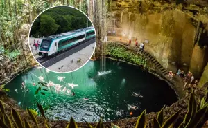Viaja en el Tren Maya al cenote más hermoso de Yucatán: así llegas a Ik Kil desde Chichén Itzá