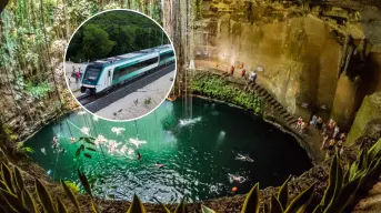 Viaja en el Tren Maya al cenote más hermoso de Yucatán: así llegas a Ik Kil desde Chichén Itzá