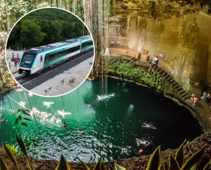 Viaja en el Tren Maya al cenote más hermoso de Yucatán: así llegas a Ik Kil desde Chichén Itzá
