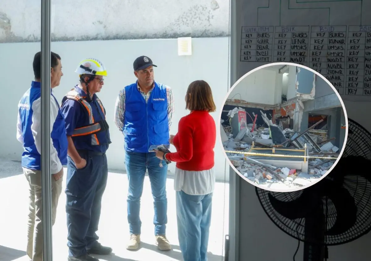 Autoridades brindarán ayuda a los afectados del estallido en Aguascalientes. Foto: Cortesía