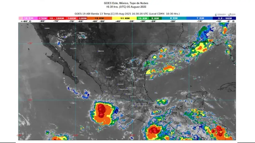¿La tormenta tropical “Ivo” se podría formar en los próximos días. Foto: Conagua