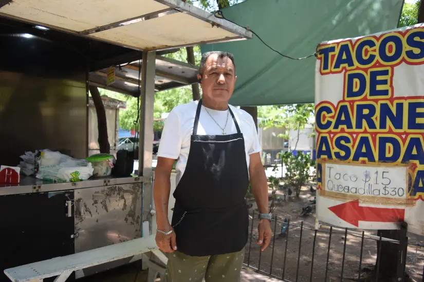 Don Pancho inició en el oficio de taquero desde la tierna edad de los 13 años. Foto: Lino Ceballos.