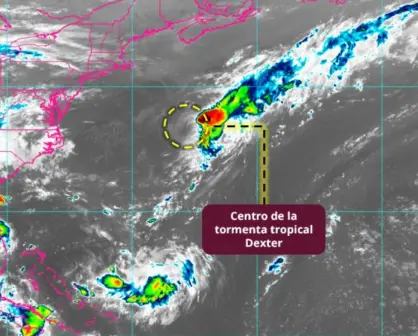 Tormenta tropical Dexter: ubicación y trayectoria del ciclón este 5 de agosto