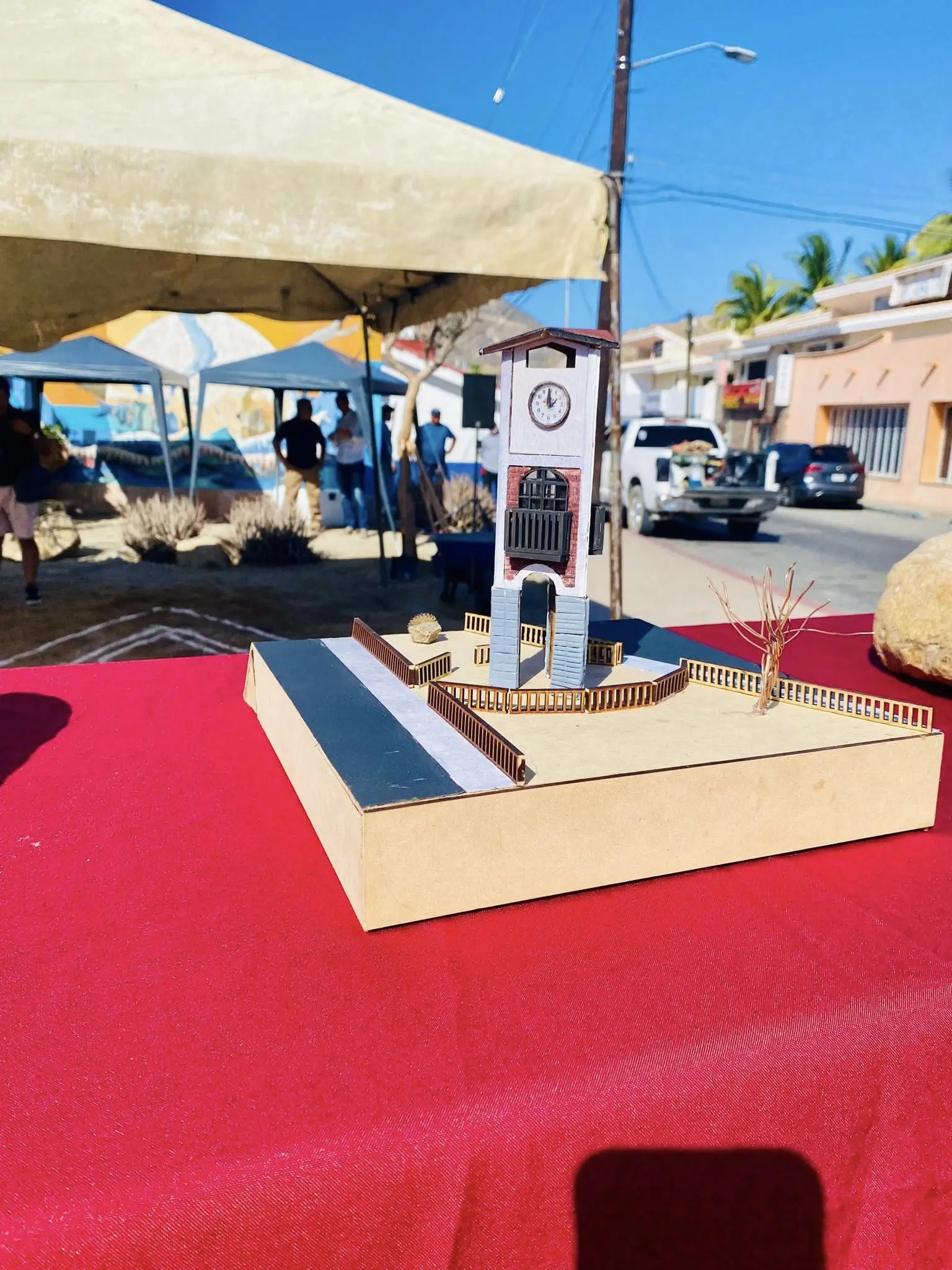 De esta manera estará compuesto el reloj de Cabo San Lucas. Foto: Cortesía. De esta manera estará compuesto el reloj de Cabo San Lucas. Foto: Cortesía.