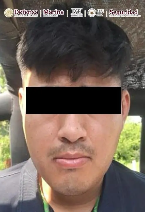 Persona detenida en Culiacán.