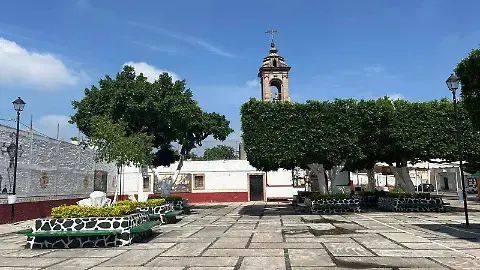 Historia intacta en las estructuras del jardín de Santiago, en San Luis Potosí. Foto:Cortesía. Historia intacta en las estructuras del jardín de Santiago, en San Luis Potosí. Foto:Cortesía.