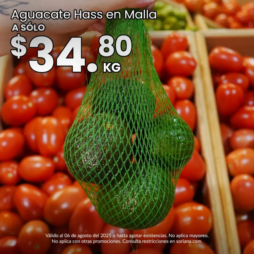 Ofertas de Soriana en frutas y verduras del 5 y 6 de agosto Soriana te consiente con ofertas en frutas y verduras. Imagen: Cortesía