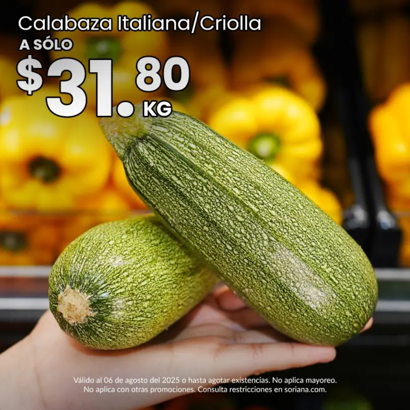 Ofertas de Soriana en frutas y verduras del 5 y 6 de agosto Productos del campo a precios bajos en Soriana. Imagen: Cortesía