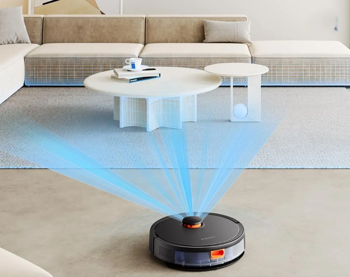 Este robot de limpieza y mapeo Xiaomi lo puedes manejar por comando voz. Foto: Cortesía