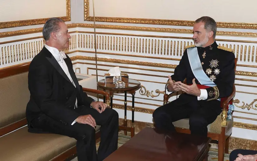 Sheinbaum ratifica a Quirino Ordaz como embajador en España Quirino Ordaz entregó sus cartas credenciales al rey de España, Felipe VI. Foto: SRE