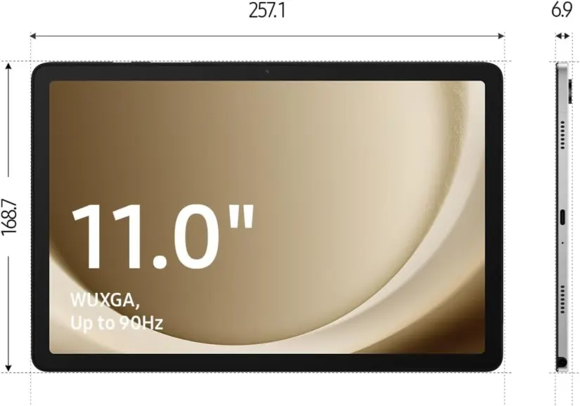 Tablet Samsung Galaxy Tab A9+ con pantalla de 11 pulgadas Tablet Samsung Galaxy Tab A9+ con pantalla de 11 pulgadas. Foto: Cortesía