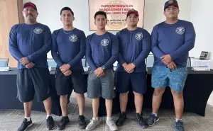 Bomberos de Navolato se capacitan en rescate de aguas rápidas e inundaciones