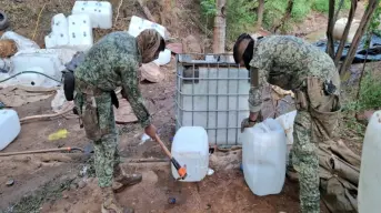 Aseguran narcolaboratorio con precursores químicos en Culiacán con valor de 428 millones de pesos