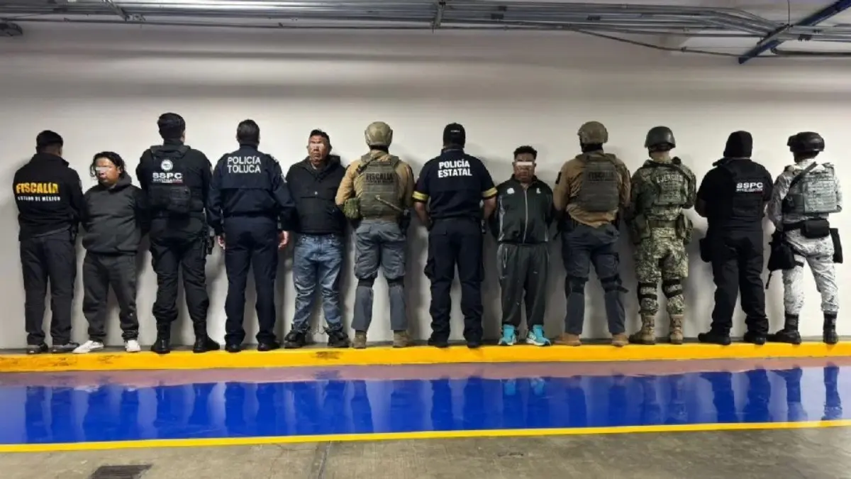 Entre los detenidos se encuentra Eduardo, alias El Alfa, presunto líder de la célula. Foto: SSPC