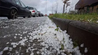 Estados donde se prevé la caída de granizo este 7 y 8 de agosto