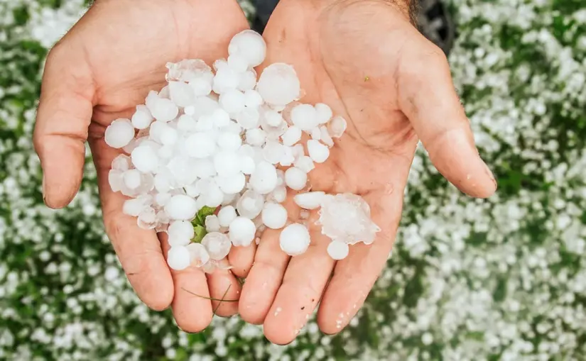 Se espera la caída de granizo en varias regiones de México. Foto: Cortesía