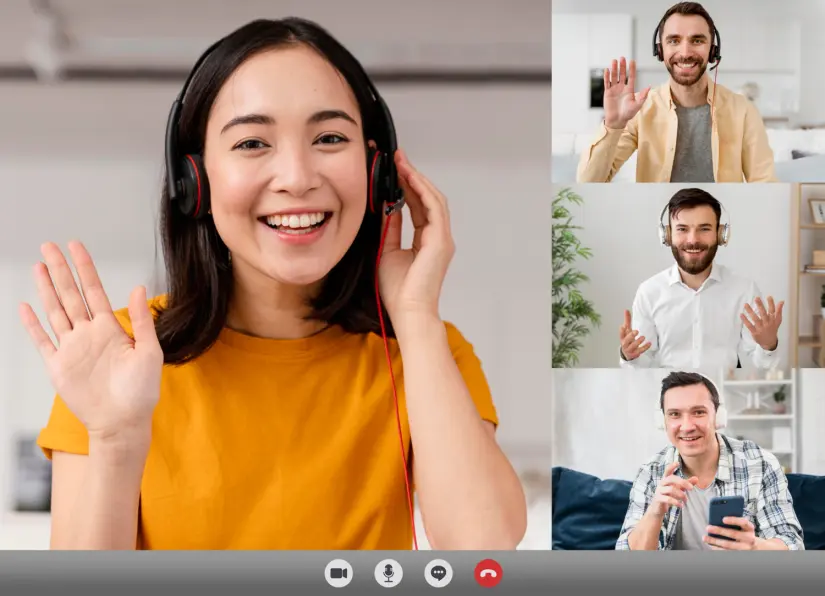Google Meeet, de las mejores apps para videollamadas para el regreso a clases. Foto: Freepik