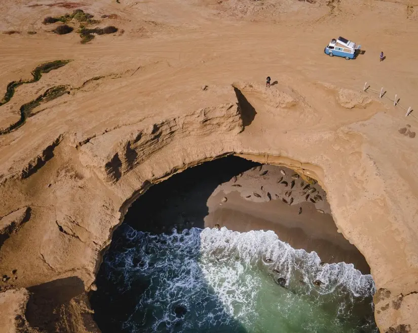 La Lobera es un santuario natural para los lobos marinos. Foto: 