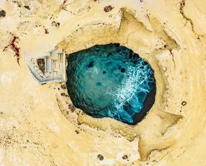 La Lobera, el cráter natural donde habitan lobos marinos en Baja California