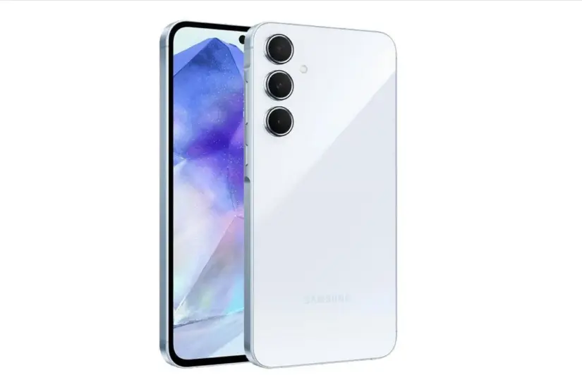 Samsung Galaxy A55 incluye pantalla AMOLED de 6,6 pulgadas. Foto: Cortesía