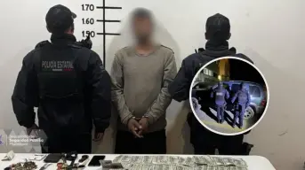 Ve a los polis e intenta huir en Zacatecas; cae un hombre con más de 160 mil pesos y droga