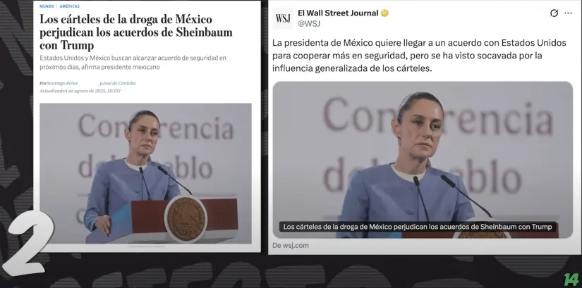 Supuesto riesgo en acuerdo de seguridad bilateral. Imagen. Mañanera del Pueblo.