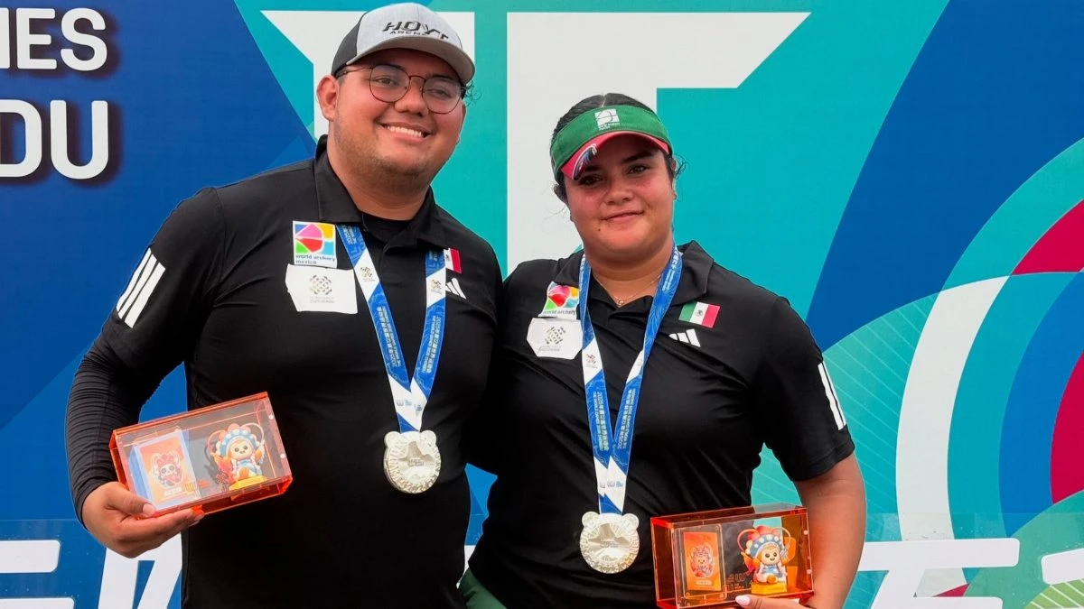 La dupla mexicana se quedó con el segundo lugar. Foto: CONADE