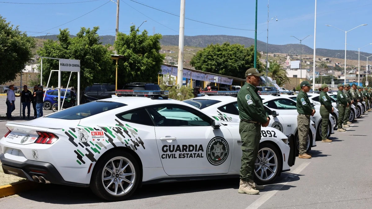 Nuevas patrullas y helicóptero para San Luis Potosí. Foto; Cortesía