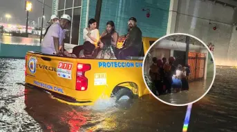 Sin dormir, los rescatistas en Mazatlán; auxiliaron a más de 100 personas tras fuertes lluvias