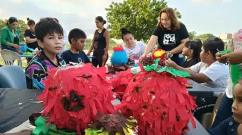 Taller artístico en Parque Valle del Agua impulsa la creatividad infantil y fortalece la comunidad en Culiacán