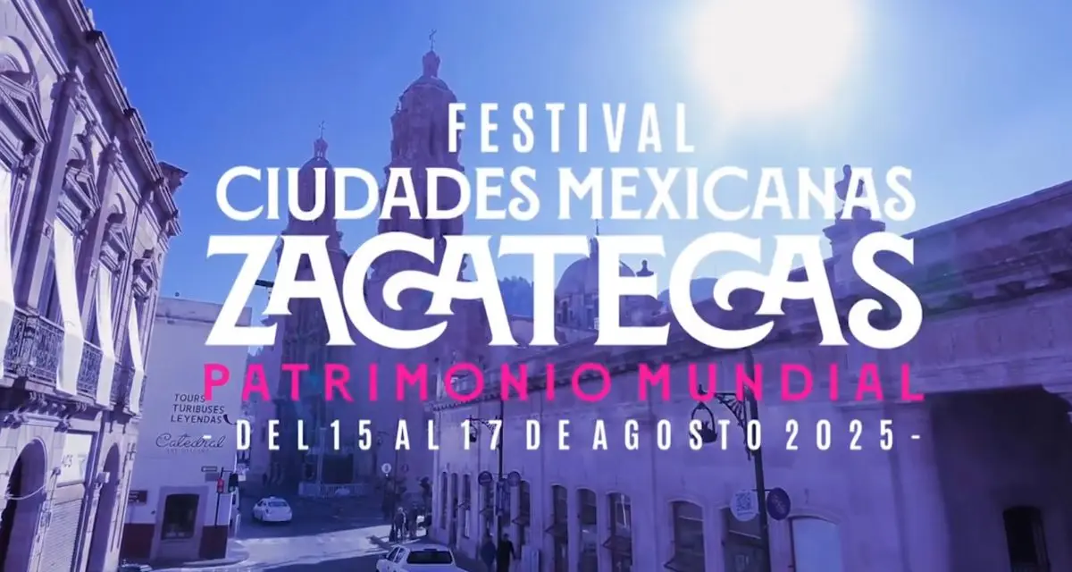Conoce las actividades que habrá en el Festival Ciudades Mexicanas en Zacatecas. Foto: Cortesía
