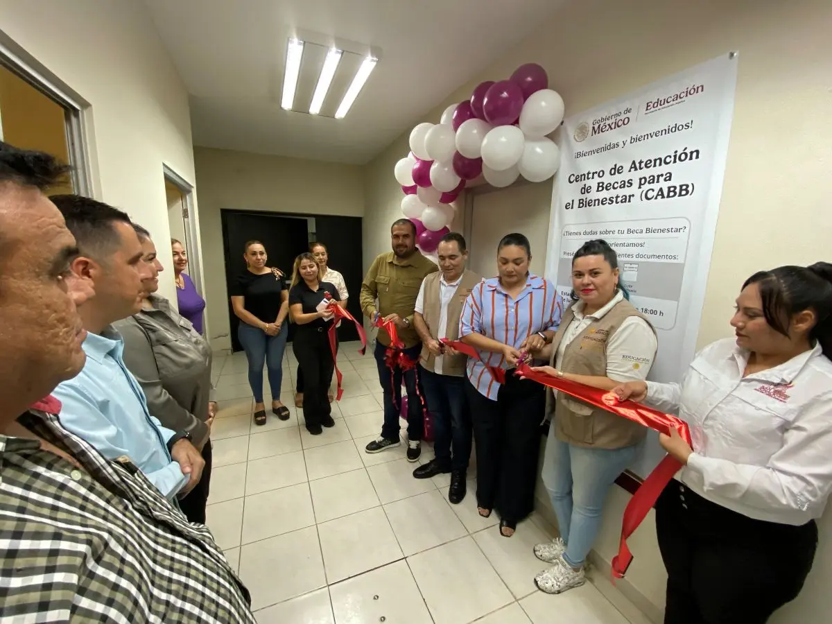 Abren Centro de Atención de Becas para el Bienestar, en San Ignacio. Foto: Yolanda Tenorio