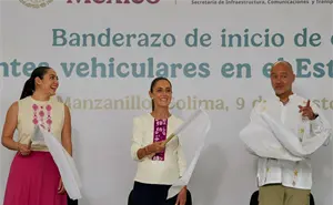 Sheinbaum anuncia construcción de puentes vehiculares en Colima; generará 12 mil empleos