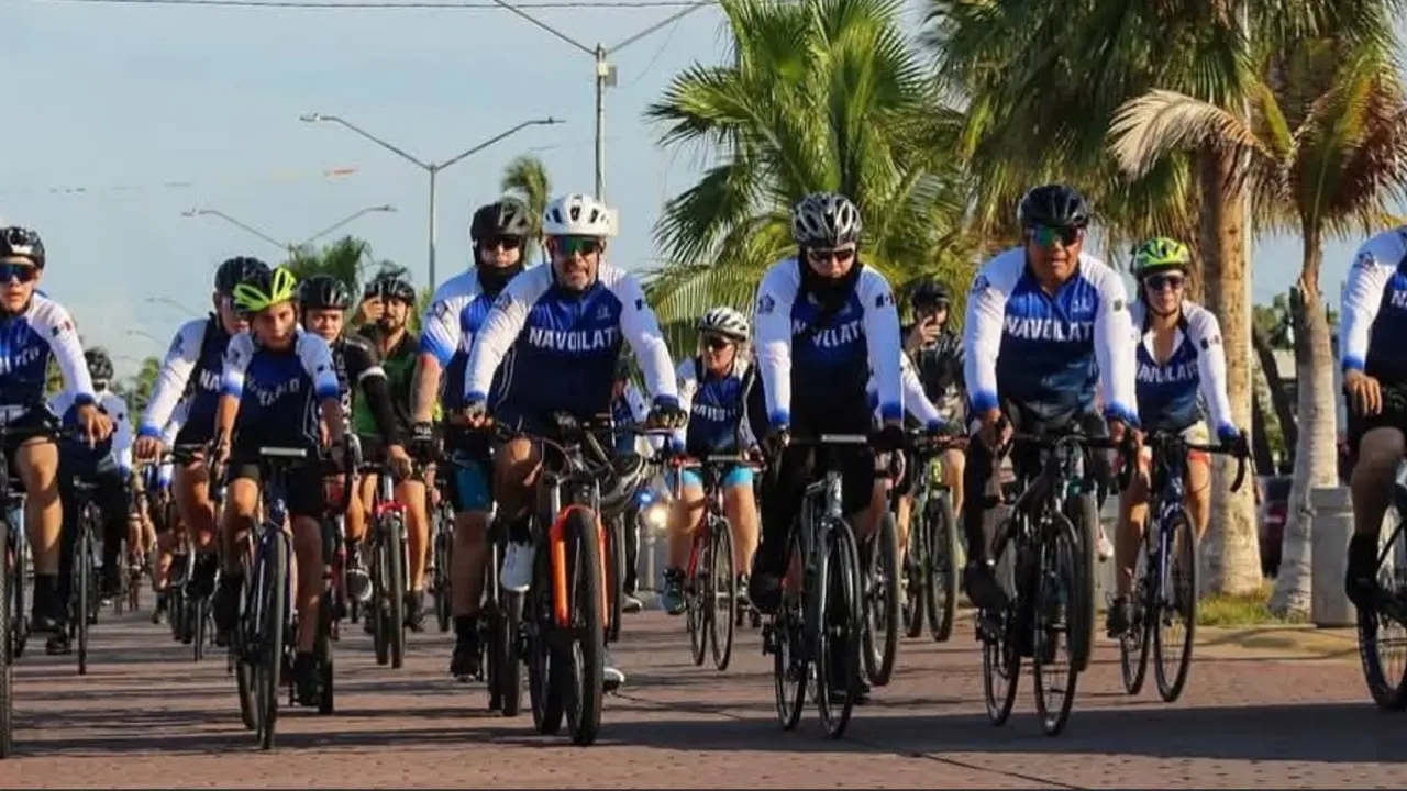 El Club de Ciclistas de Navolato también se unió a esta gran rodada y participaron en el Altata Rush 2025.