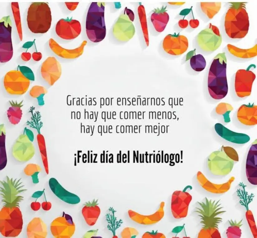 Bellos mensajes para felicitar a los nutrólogos este 11 de agosto. Foto: Pnterest