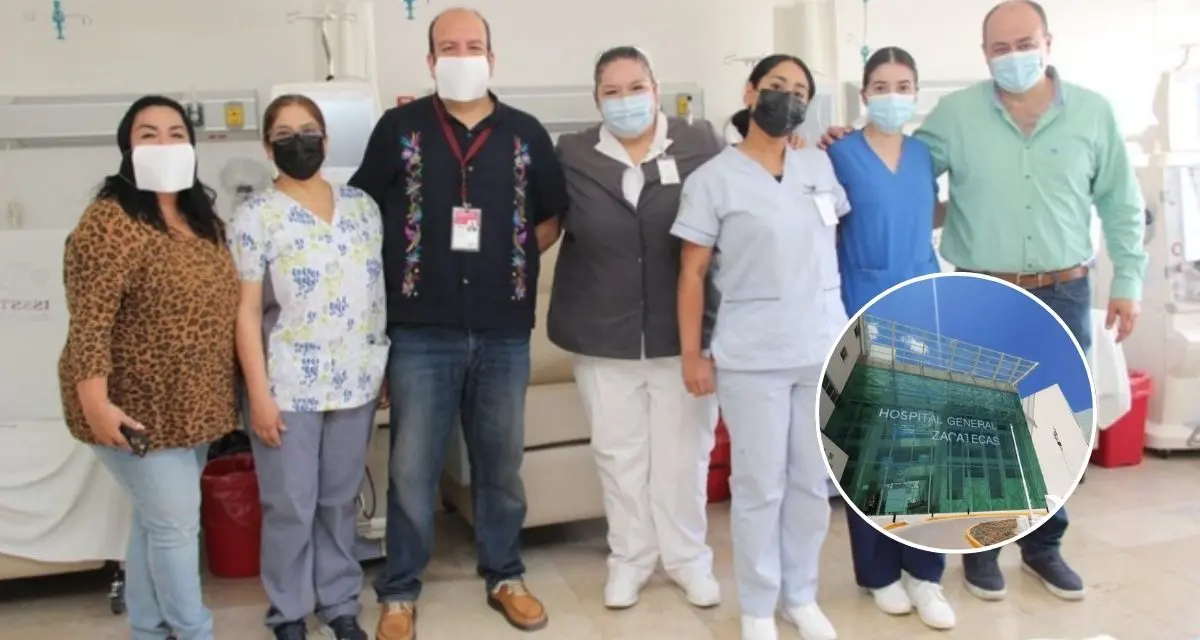 Hospital de Zacatecas mejora su sala de hemodiálisis. Foto: Cortesía
