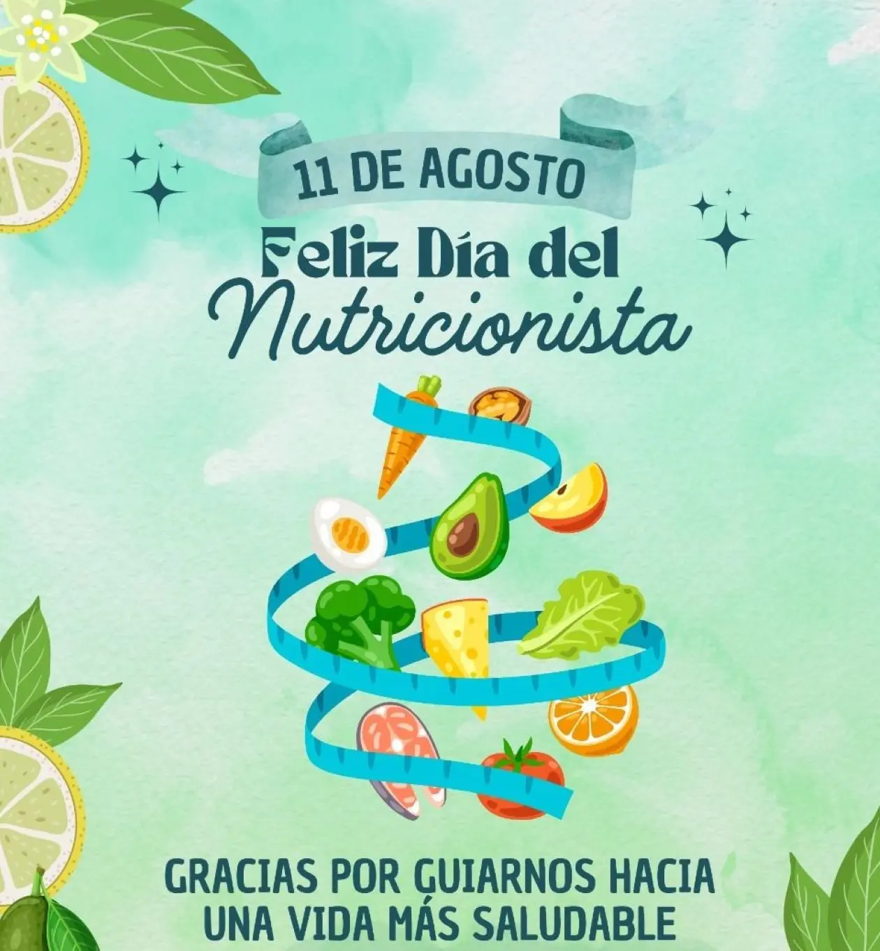 Lindos mensajes para dedicar a la pareja en el Día del Nutriólogo. Foto: Pinerest