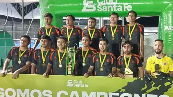 Barbería El Rey conquista el bicampeonato de Futbol 7 en el Club Santa Fe, de Culiacán