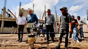 Así va el avance de la secundaria de Valle Alto, en Culiacán; anuncian fechan en que estará lista