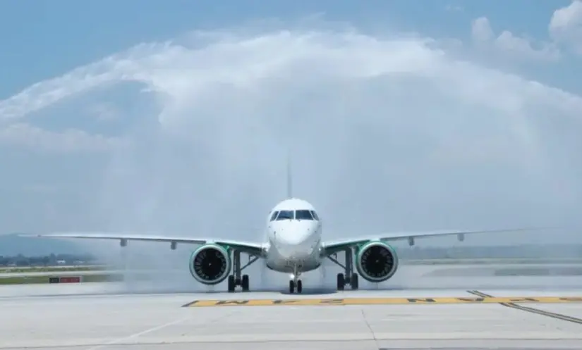 Nueva aeronave se incorpora a Mexicana de Aviación La nueva nave es igual a la recibida en julio. Foto: Mexicana