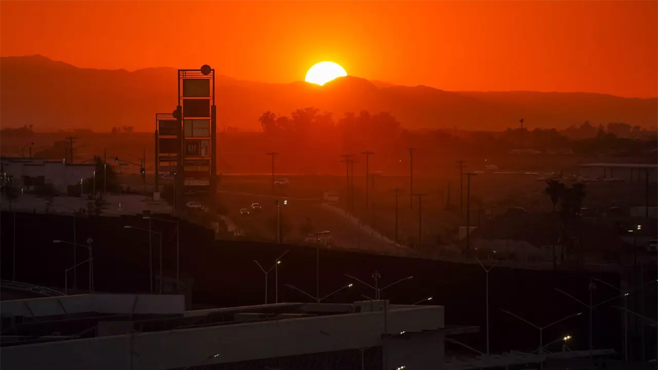 Mucho calor en Baja California este jueves.
