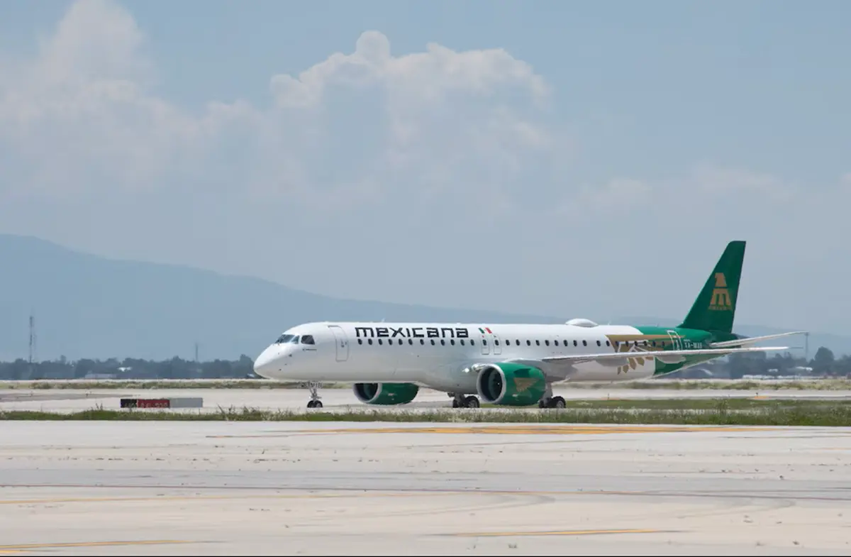 La presidenta Claudia Sheinbaum destacó en sus redes sociales la llegada de la aeronave. Foto: Mexicana