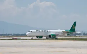 Llega al AIFA segundo avión Embraer para Mexicana de Aviación