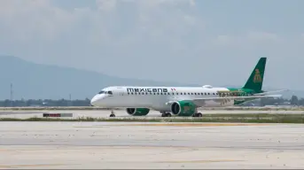 Llega al AIFA segundo avión Embraer para Mexicana de Aviación