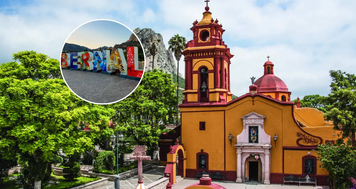 Visita el Pueblo Mágico Bernal, ubicado en Querétaro, y envuélvete con su magia. Foto: Cortesía.