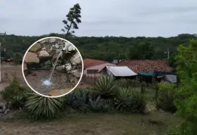 Aguas termales del pueblo de Agua Caliente de los Yuriar, un rincón casi desconocido en Sinaloa
