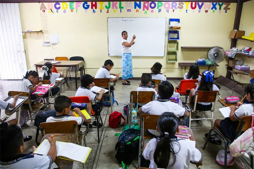 El regreso a clases en Baja California fue este lunes 1 de septiembre. Foto: Especial